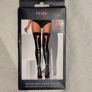 Skeleton Print Hold Ups